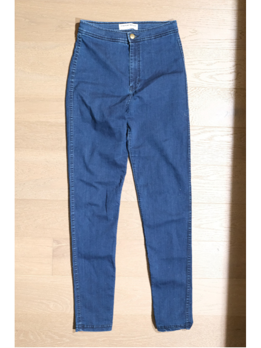 American Apparel Waist Stretch Jeans – Dark Wash – Size Medium